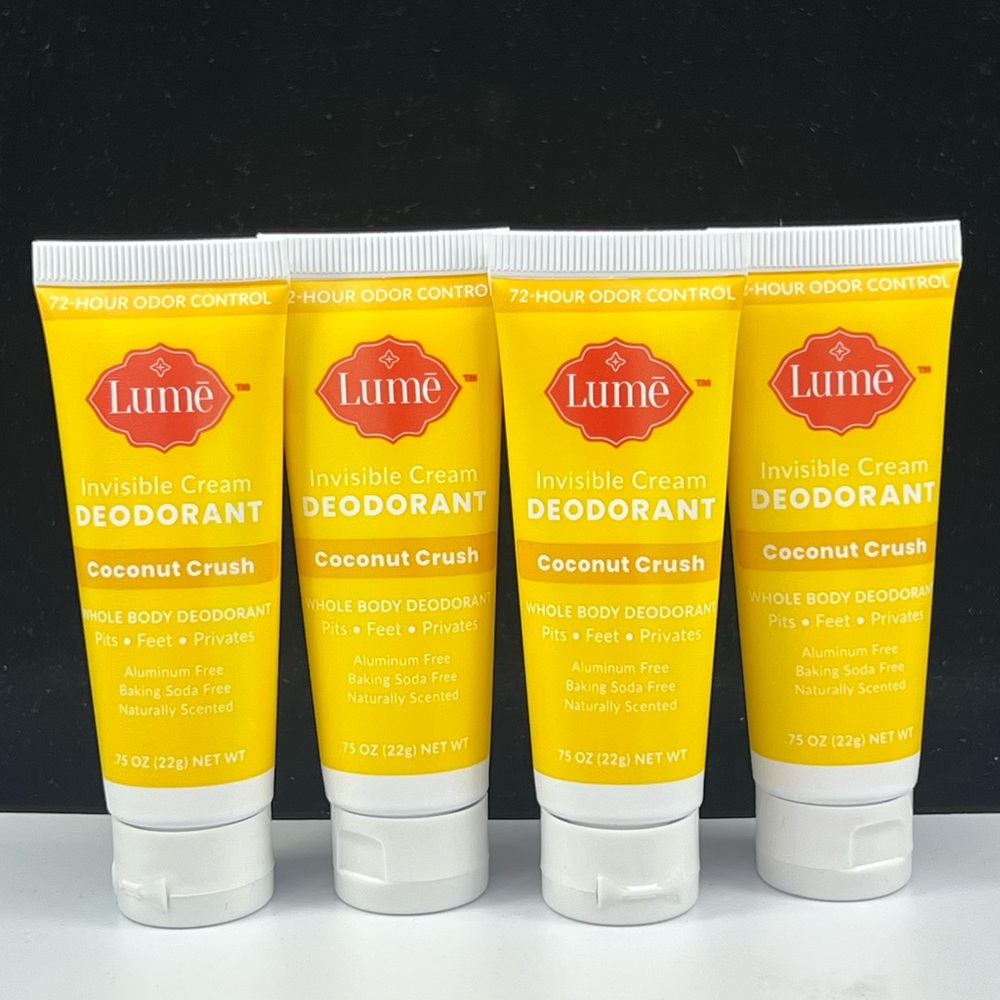 4X Cream Deodorant Tube .75oz Travel Size Tubes RARE ORIGINAL FORMULA Choose